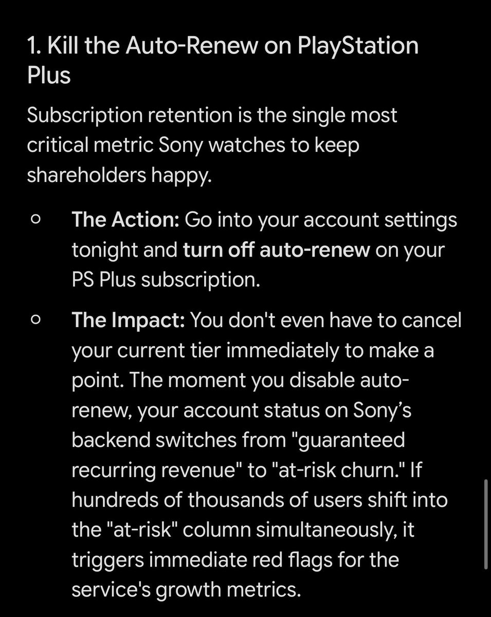 Warlustgg's tweet photo. Further tips for anyone boycotting PlayStation due to their removal of physical media.

Also my app is now deleted I don’t need it now I emptied the wishlist !

The power of one, together as many is powerful. https://t.co/jeWL47qnFq