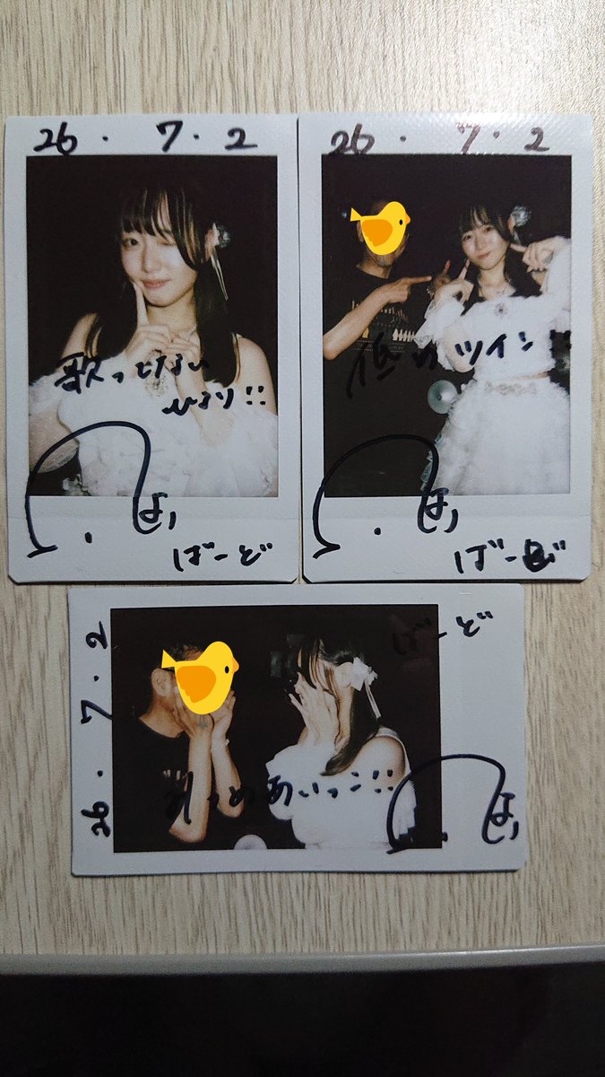 birdmt_dream's tweet photo. 2026.07.02
全校集会 Vol.15 平瀬なごみ 生誕SP
O-Crest

低めついんが可愛すぎ
いい位置から見れたので
色んな見方が出来た

ひとつ気が付いたことは
横顔がいいなぁと思った事！
色んな角度からオーラ出てた🌈

いっぱいお話してくれて
ニッコニコでした
ありがとうだよ😊

#ひよチェキ
#福井ひより https://t.co/1bEUL2NMj2