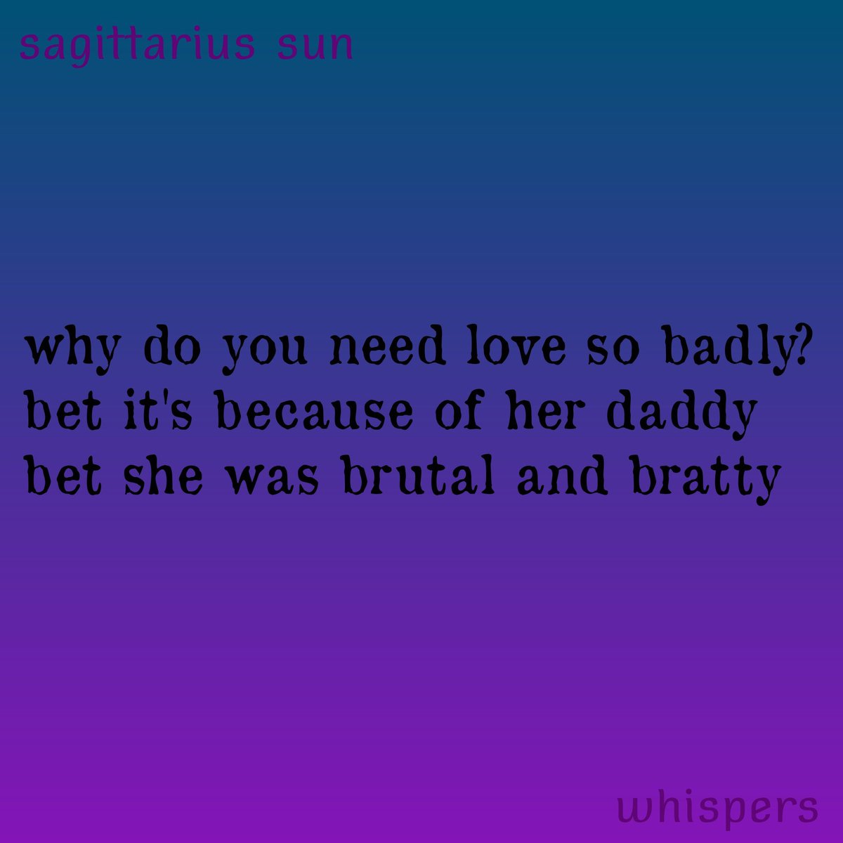 JaureguiDidWhat's tweet photo. whispers for Sag sun is absolutely diabolical how dareeeeee- 😭 https://t.co/34wjs3RlHC