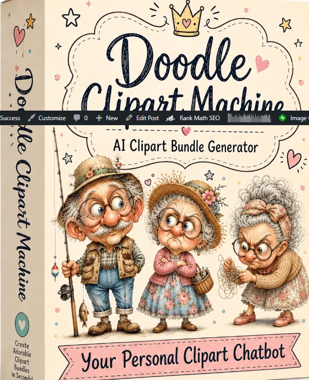 monopolyswapped's tweet photo. The Doodle Clipart Machine – a custom ChatGPT-powered tool that turns ONE keyword into a complete, sellable doodle clipart pack — 50 ready-to-use prompts PLUS a full Etsy listing (SEO title, description & 13 tags) in a single message.
#Doodle #Clipart
https://t.co/yapPmyFe0P https://t.co/bW62yYA228