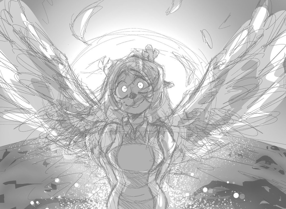 ElTravinjo's tweet photo. Tell me to grow wings #deltarune https://t.co/RNwUoKj7Yw