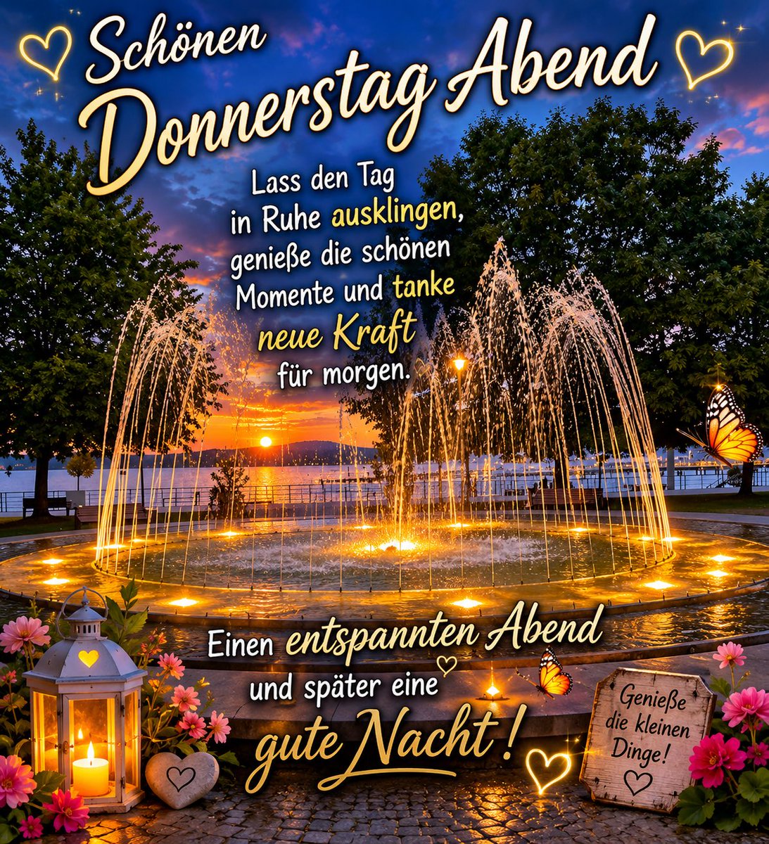 Heike891's tweet photo. Wünsche euch meine Herzmenschen einen wunderschönen Abend. 🌇Und später eine angenehme Nachtruhe. 🌟💫⭐️📺🛋️🤗 https://t.co/UTYMiF3rNm