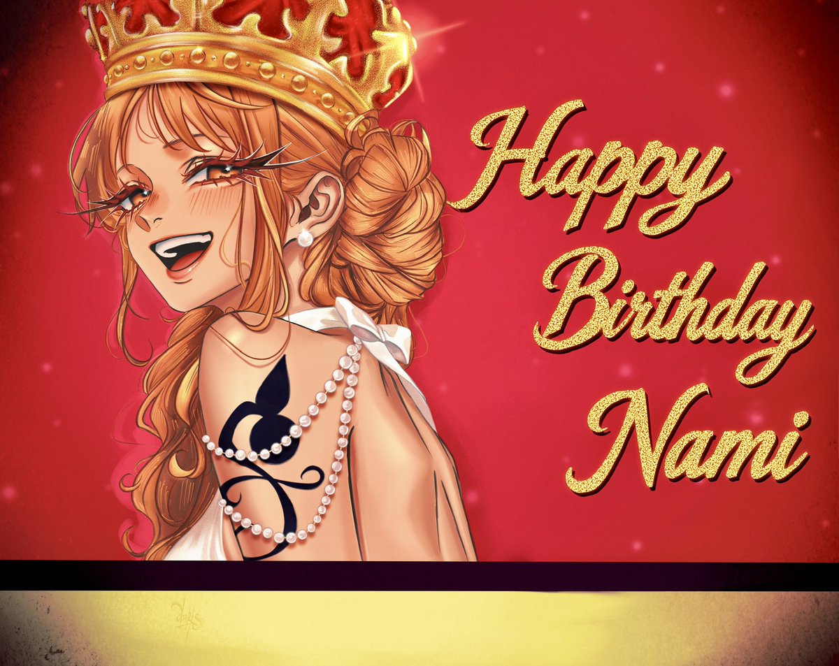 tangerine_nami1's tweet photo. ❃ 𝐇𝐀𝐏𝐏𝐘 𝐁𝐈𝐑𝐓𝐇𝐃𝐀𝐘 𝐓𝐎 𝐓𝐇𝐄 
           𝐐𝐔𝐄𝐄𝐍 𝐎𝐅 𝐎𝐍𝐄 𝐏𝐈𝐄𝐂𝐄 ❃

#ナミ誕生祭2026 #ナミ #Nami #ONEPIECE〜 https://t.co/m1LxAMsmlL