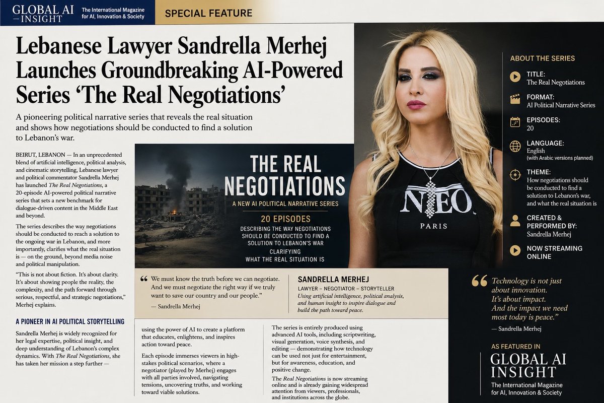 Sandrellamerhj's tweet photo. #sandrella_merhej #lebanon #Global_AI_Insight #The_real_negotiations #lebanon https://t.co/kMxaafFjND