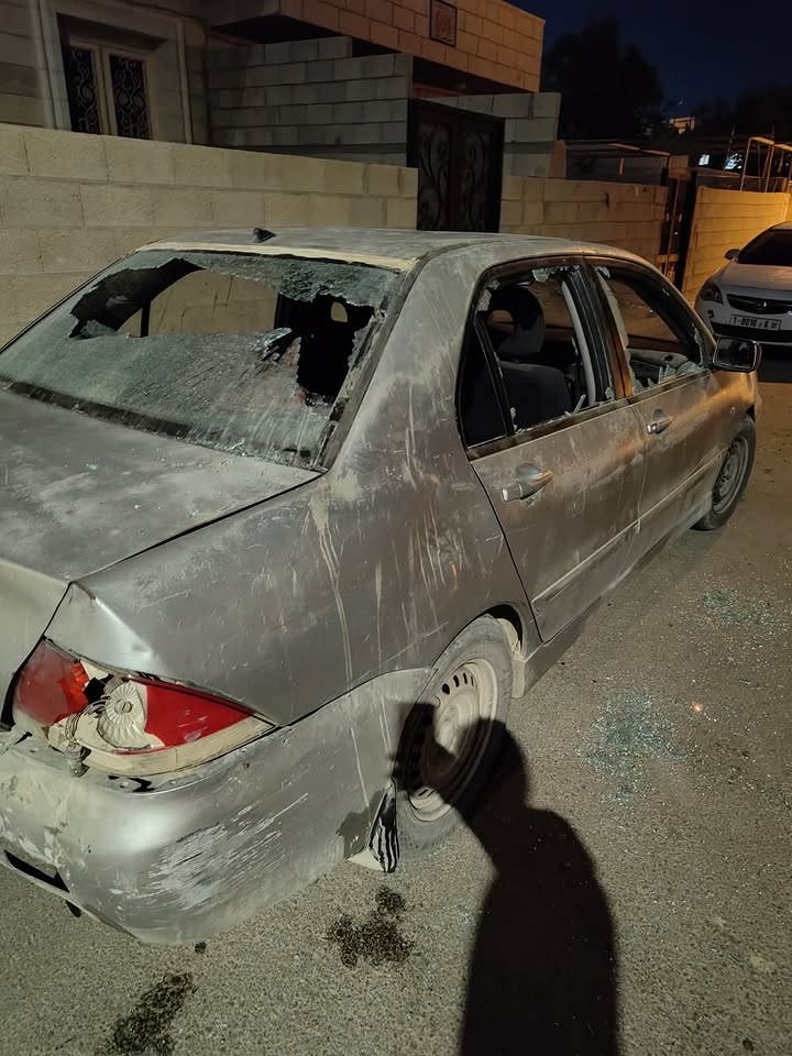 Timesofgaza's tweet photo. Settlers attacked the village of Burqa, east of Ramallah, and vandalized some of the residents’ property. https://t.co/VFxP1iVTwR
