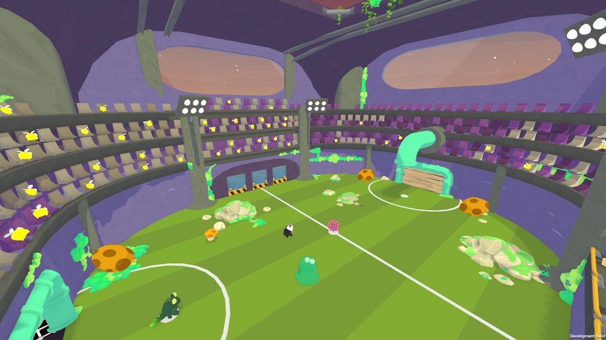 PanicStationsHQ's tweet photo. the FROG BALL'S COMING HOME update!

- Save your run progress!
- More camera improvements + settings!
- Frog Ball Room!
- Each day now has a unique spawn room 👀 

You know what else is coming home???

CROSSPLAY!!!
(It'll take a little while to code - let us cook 🙏 lol) https://t.co/nGLfnoOyqP