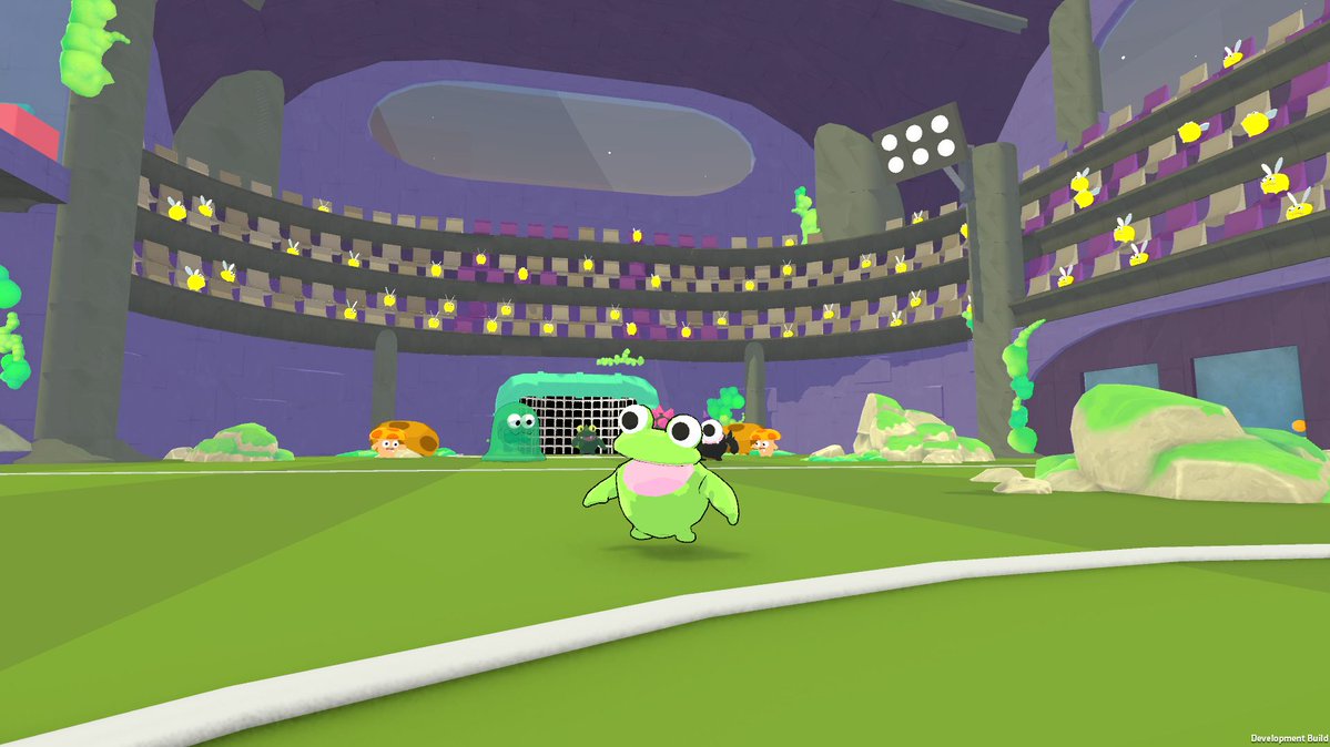 PanicStationsHQ's tweet photo. the FROG BALL'S COMING HOME update!

- Save your run progress!
- More camera improvements + settings!
- Frog Ball Room!
- Each day now has a unique spawn room 👀 

You know what else is coming home???

CROSSPLAY!!!
(It'll take a little while to code - let us cook 🙏 lol) https://t.co/nGLfnoOyqP