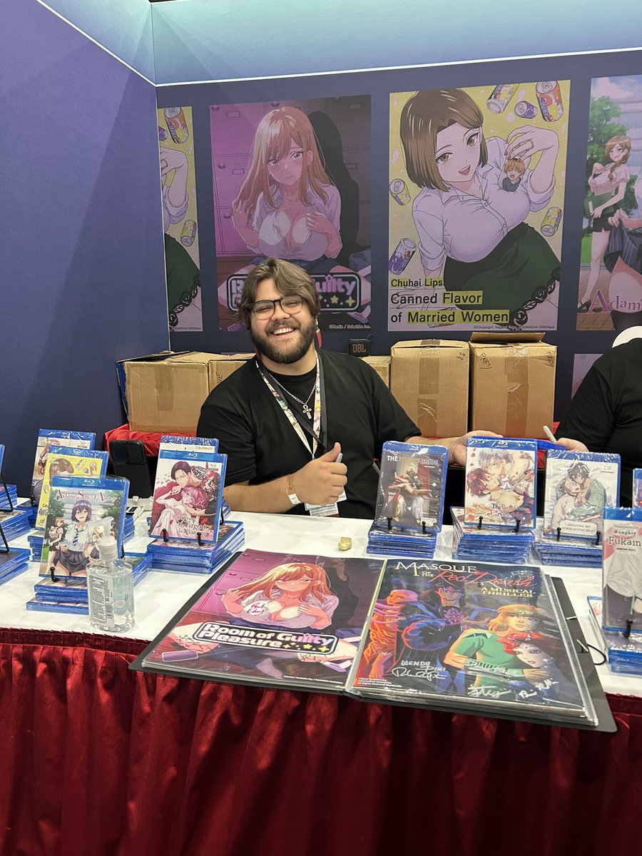 AscendedAnime's tweet photo. We love physical media! 

Come grab your very own blu-rays and posters at OceanVeil booth WH-3012 all weekend long at Anime Expo 2026! https://t.co/Bocy7nR9gJ