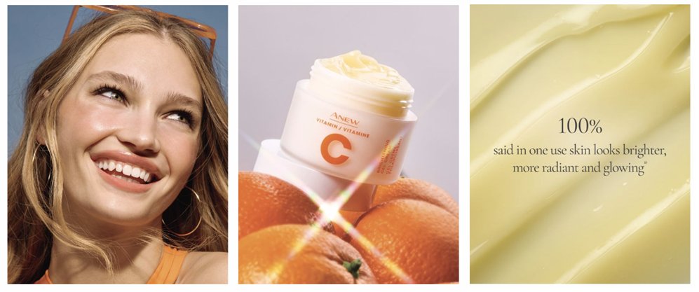 dharriswilliams's tweet photo. ✨ Brighten. Hydrate. Glow. 🍊💛
Give your skin a daily boost with Anew Vitamin C Brightening Gel Cream! 🌟 Helps brighten, hydrate &amp; promote a more even-looking skin tone. Shop now: https://t.co/0cCIGaVPjX...
#AvonCanada #VitaminC #GlowingSkin #BrightenSkin #AvonRepEdmonton https://t.co/ipMCE34fhM