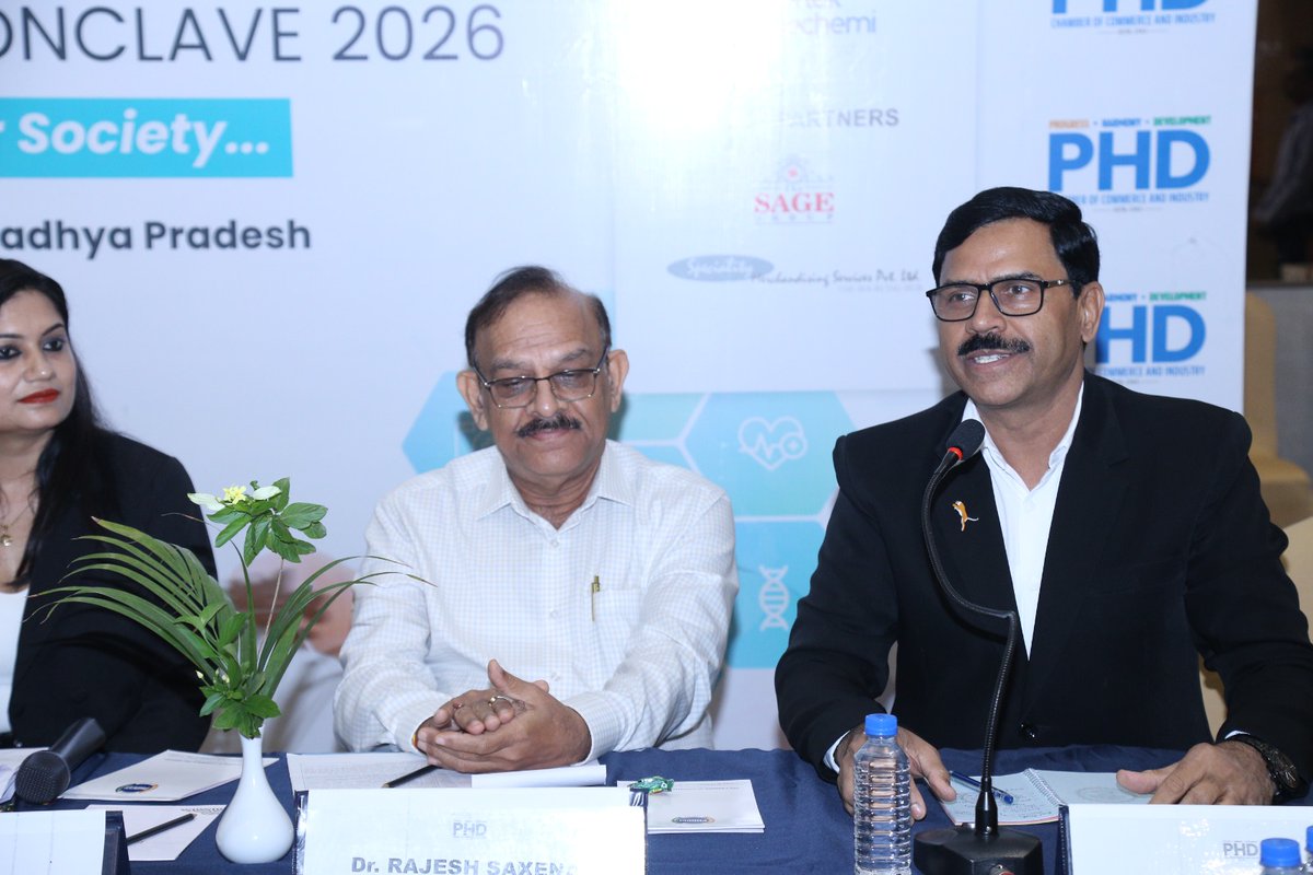 mkjbpl3's tweet photo. Shared my views in Touching Lives For A Healthier Society - Destination Madhya Pradesh - Health Care Conclave organised by #phdcci  Honorary consul of Republic of Guinea Mr. #SonamPrabhakar, Dr. Sanjeev Agrawal, #SAGE  #UdyanVajpayee, #DrManishashrivasta #bmrc 
#aniruddhdubey https://t.co/UpAyLAVqbx