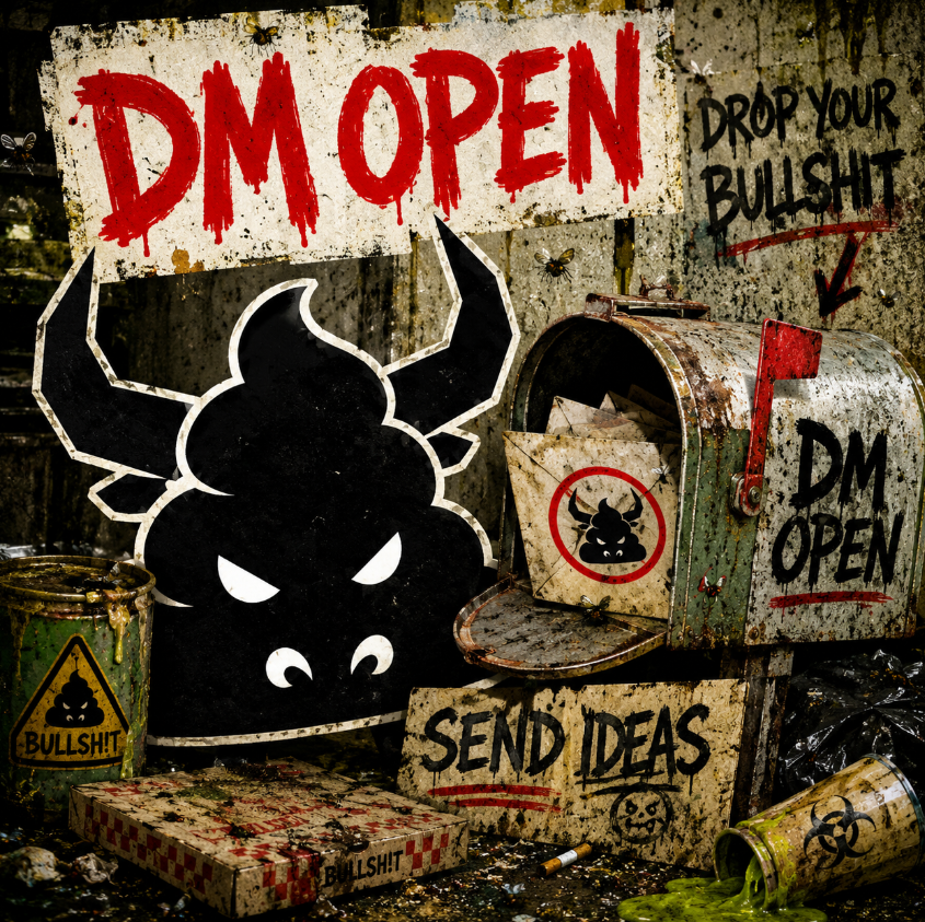 bullshitPUMP's tweet photo. DMs are open - send your ideas, memes, and bullshit suggestions

I’m listening

#solana #meme #memecoin #dexscreener #axiom #pumpswap #pumpfun #pumplist #bullshit https://t.co/z2WUa72boY