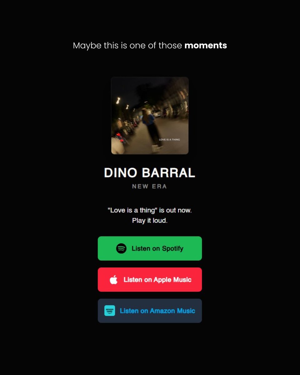 DinhoBarral's tweet photo. Every artist has a beginning.

Maybe this is mine. Maybe you're one of the first people to hear these songs. Either way, thanks for being here.

If you'd like to see where this journey goes, start with the music.
Link in bio.

#IndieRock #SingerSongwriter #NewMusic https://t.co/WLCNPsk1Ec