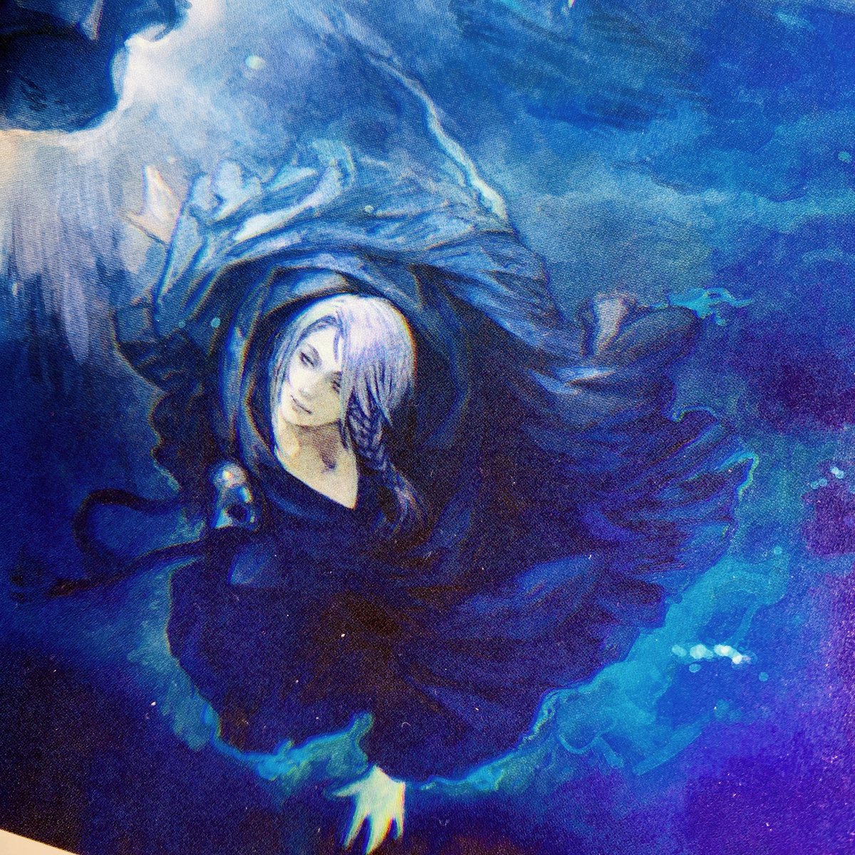 Sapfiraa92's tweet photo. First things first... of course, I rushed to find Emet-Selch and Hythlodaeus in the new artbook. This artwork literally takes my breath away ... https://t.co/NGjISdR6Kv
