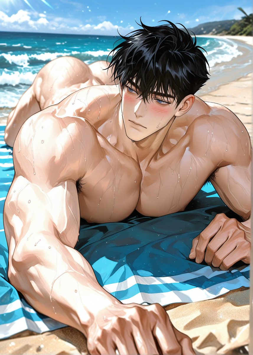 hidu09's tweet photo. Hot guy on a beach

#bara #nsfw #bl #r18 #aiart https://t.co/lV7onEwmEJ