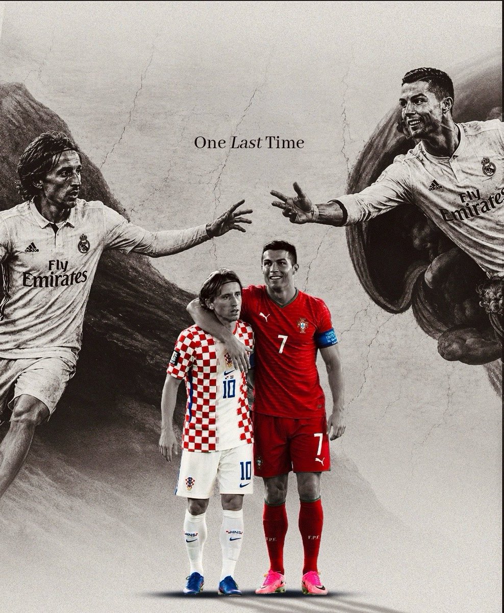joserra_espn's tweet photo. HOY TERMINA EL SUEÑO DE UNA LEYENDA.

Cristiano Ronaldo o Luka Modrić. Dos leyendas. Dos amigos. Frente a frente. 

Uno de ellos está por jugar su último partido en un mundial, el otro mantendrá vivo el sueño más grande de su carrera. https://t.co/5g7lseWViD