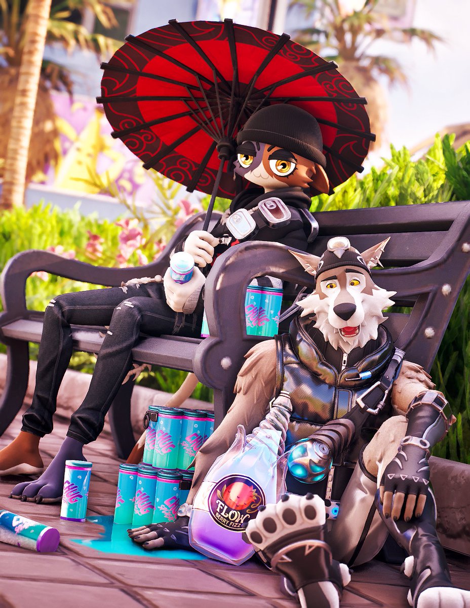 nickylotl's tweet photo. Stay Hydrated 🥤🌴☀️
#Meowskulls #Wendell #FortniteArt https://t.co/4nhInWqPRd