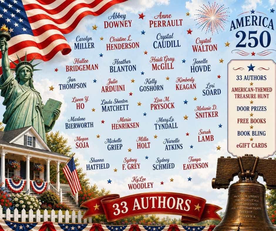 JenelleHovde's tweet photo. Starts at 2pm EST and ends tonight! Join 33 authors celebrating the USA! Start the hop and win prizes at jenellehovdeauthor on Facebook! https://t.co/jHnLb5f7EP