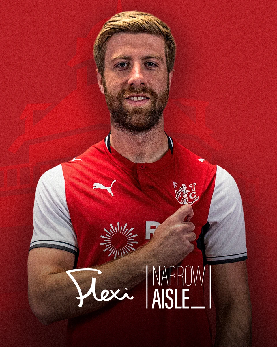 A graphic showing Shaun Rooney's player sponsor for next season.