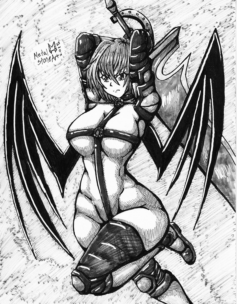 MetalStoneArt's tweet photo. Xenovia High School DXD https://t.co/nrXz34MZpV