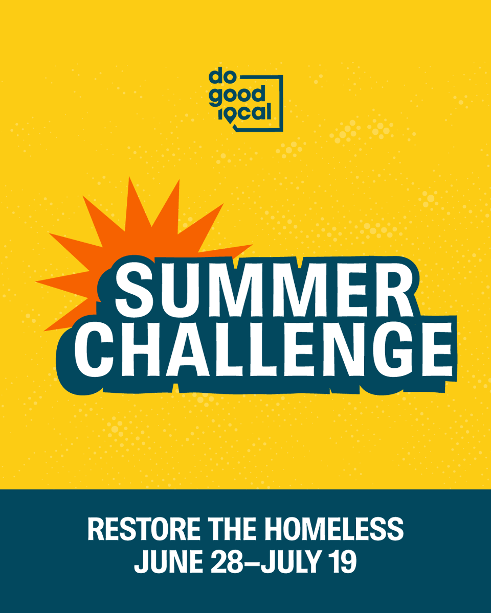 rhcc's tweet photo. The Do Good Local Summer Challenge is back with Phase 2: Restore the Homeless. 

From June 28 through July 19, grab a few things off our shopping list and bring real hope to someone in a tough season. Small acts. Big impact. Let's go!

Start shopping at https://t.co/rUSAmzoeLN https://t.co/N32PTwsQyO