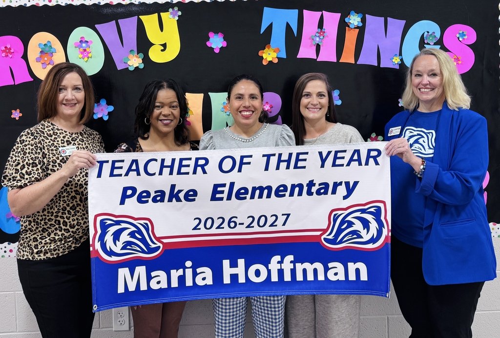APSD_News's tweet photo. Staff Celebration! 🎉

We have news to share about our Peake Teacher of the Year, Maria Hoffman. Maria recently completed the Southwest ESOL Institute.

We are proud to introduce her as the new ESOL Interventionist at Peake Elementary School.

Congratulations, Maria
#BadgerPride https://t.co/ydJHVWJy8O