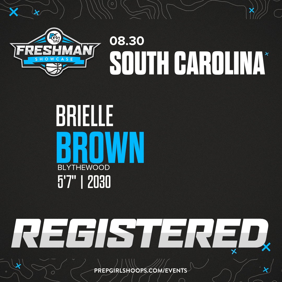 PGH_SCarolina's tweet photo. Welcome Class of 2030 Brielle Brown of Blythewood HS to the @PGH_SCarolina Showcase @ Rock Hill Sports and Event Center. 

🔥🏀 #PGHFreshmanShowcaseCAR 🏀���

Register NOW! 👇  
https://t.co/40wcfeVxqH https://t.co/jBBt7bqRgM