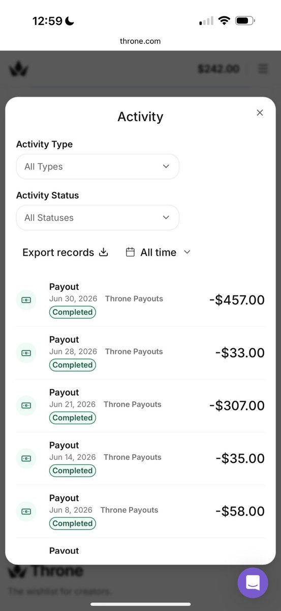 brath4n's tweet photo. yea like so i did the math of how much i drained yall last month crazzzyyy throne alone was 1k+ https://t.co/CMjzZwYo46