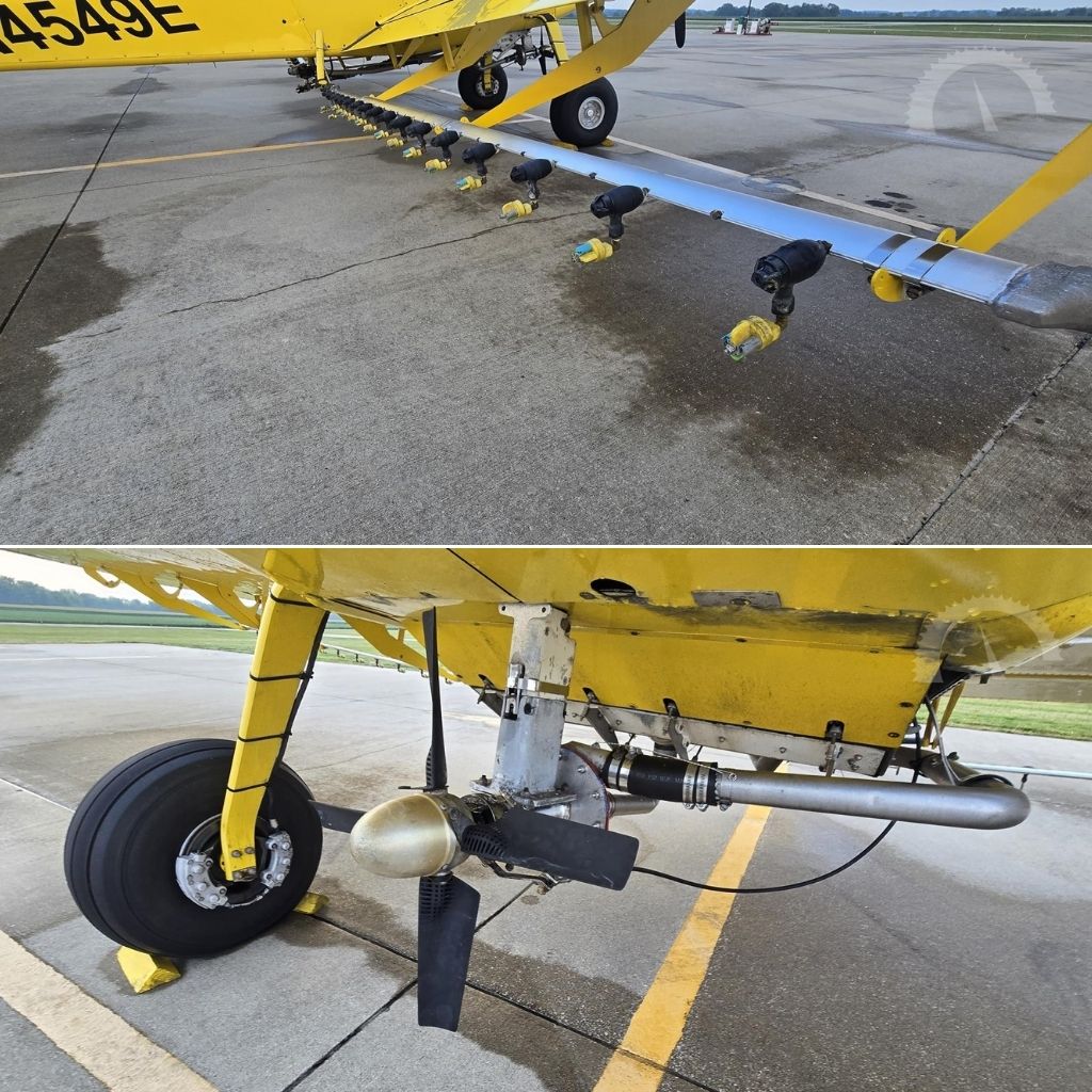 CharterHub's tweet photo. 🚨 Bidding Starts Today! 🚨

This 1990 Air Tractor AT-401 is now available through AuctionTime!🔗https://t.co/FajV6p07za

✈️ Garrett Conversion | Ready-To-Go Condition
🌽 488 SHP TPE331-1-101Z Engine | Crop Hawk Guidance System

Bidding opens July 1 at 3:48pm (CDT) https://t.co/GaE0WzABER