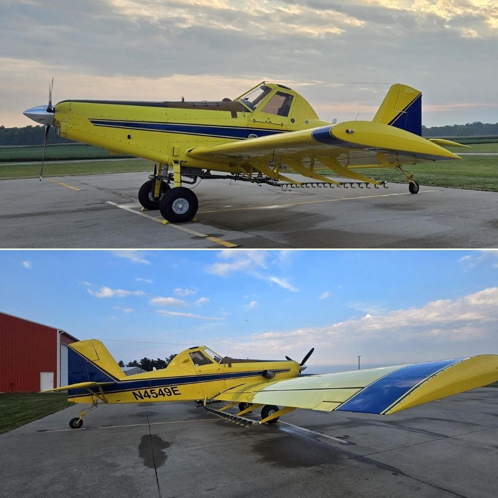 CharterHub's tweet photo. 🚨 Bidding Starts Today! 🚨

This 1990 Air Tractor AT-401 is now available through AuctionTime!🔗https://t.co/FajV6p07za

✈️ Garrett Conversion | Ready-To-Go Condition
🌽 488 SHP TPE331-1-101Z Engine | Crop Hawk Guidance System

Bidding opens July 1 at 3:48pm (CDT) https://t.co/GaE0WzABER