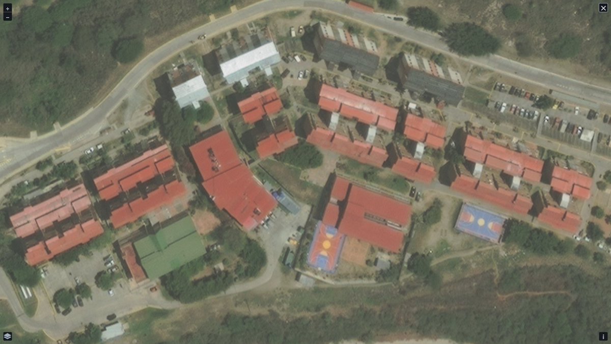 PCazador2021's tweet photo. #DeInteres 🛰️📡Imágenes satelitales de hoy 02/07/26 Complejo Habitacional Ciudad Caribia construido por la Misión Vivienda Venezuela la inspecciona técnica de 137 edificios solo 7 sufrieron daños de las estructuras de menos consideración https://t.co/tE2LAgQSgI