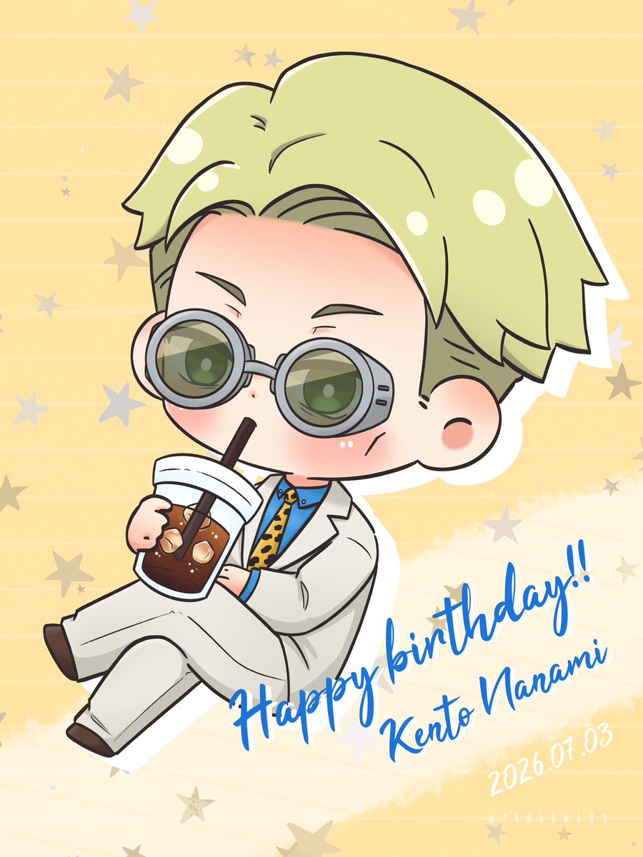 YBHGSW103Art_'s tweet photo. #七海建人誕生祭2026
#七海建人生誕祭2026

HAPPY BIRTHDAY 🎉🎂🥪🥖🎁💛 https://t.co/5Nminvn3XW