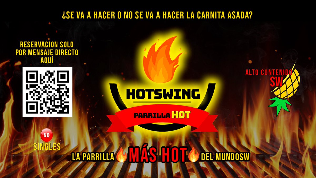 Hotswing_mx2's tweet photo. 🔥La parrilla🔥MÁS HOT🔥del MundoSW
🔴PRIVACIDAD-EXCLUSIVIDAD-DIVERSIÓN 
🗓️Viernes 17 de Julio

✅SOLO: parejas & unicornios
✅La única TardeadaSW de 16 a 22 hrs

😈PlayRoom / Show Exxxtremo
🔥Parrilla Prime / Shots Gratis
🎁Regalos de SexShopSexyAmor 
🎹Música en Vivo
🎤DJ y Karaoke 

🎟️Info/resrv https://t.co/88TokiUvSq
Los accesos vuelan 🪽 

👉PáginaOficial https://t.co/PY0GNSqMZg

@vdsw_mx
@complisw