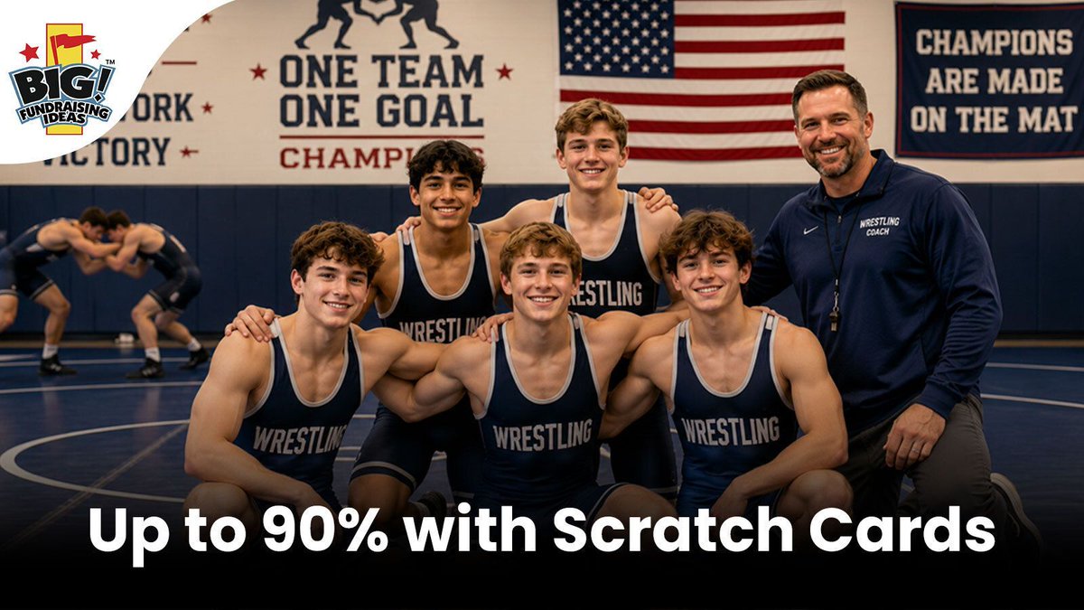 BigFundIdeas's tweet photo. Wrestling teams can raise more with beef jerky, scratch cards, candy bars, and discount cards—plus free shipping and zero upfront cost. 

Know More:
https://t.co/gPcIMHfjVd

#BigFundraising #WrestlingFundraiser #WrestlingTeam #MatLife #HighSchoolWrestling #WrestlingBooster https://t.co/P2yHnKXTNp