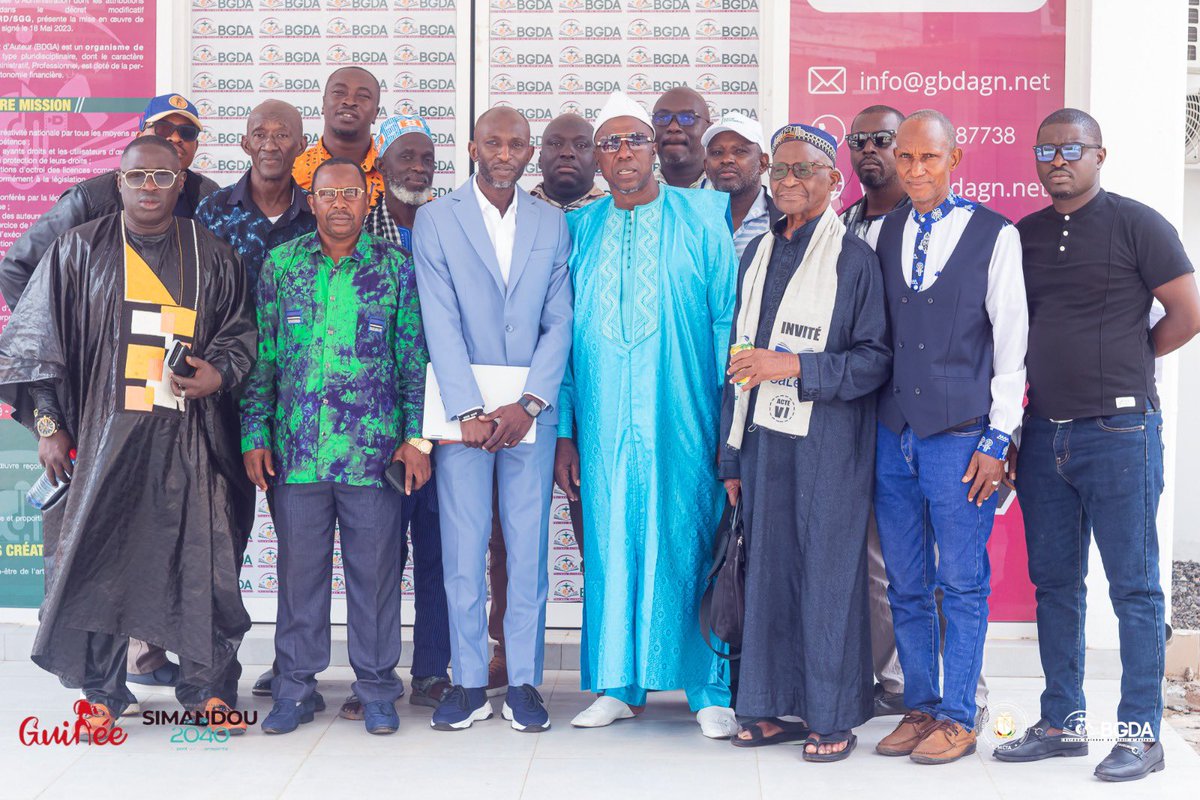 bgda_gn's tweet photo. Le BGDA a échangé ce jeudi avec les représentants des faîtières artistiques sur la gestion collective des droits d’auteur : paiement des droits, sensibilisation, assurance maladie (NSIA Assurance) et nouveau dispositif de paiement via Orange Money.
Au service des créateurs. https://t.co/EcvuIGfX7t