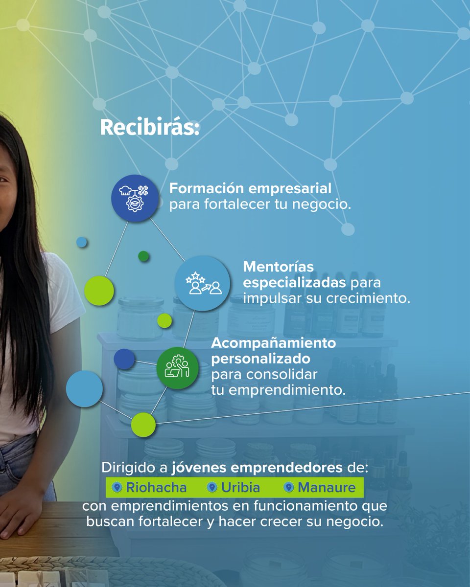 thebiznation_'s tweet photo. Las oportunidades llegan cuando el talento está preparado.
Si eres un joven de #Riohacha, #Uribia o #Manaure y estás buscando oportunidades laborales, esta convocatoria puede abrirte nuevas puertas.
👇 https://t.co/1BvLl9llcj