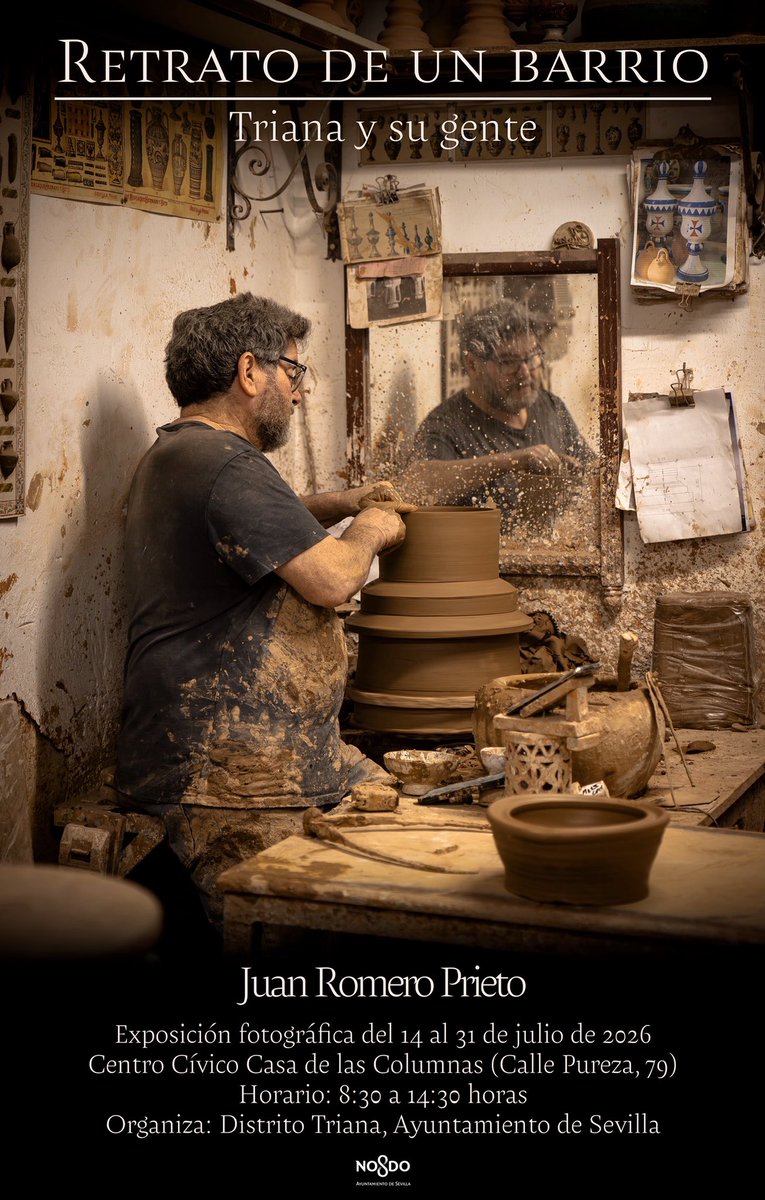 jrompri's tweet photo. 📸 ¡Ya es oficial! 📸

El @Ayto_Sevilla ha publicado la agenda cultural de la Velá de Santa Ana y formo parte de ella con mi exposición fotográfica “Retrato de un barrio. Triana y su gente”.

Nos vemos a partir del día 14 de julio. Toda la info aquí 👇🏻

https://t.co/KcTCN3MLed https://t.co/vcPghdf2yM