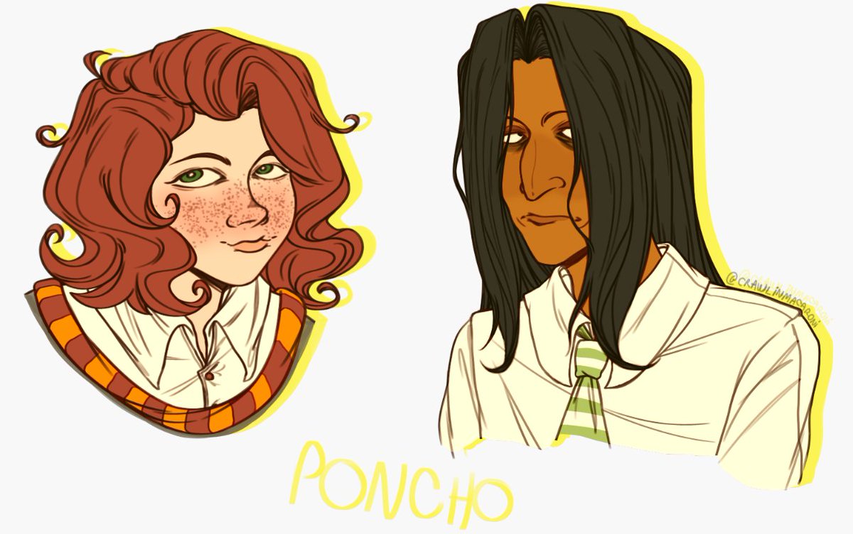 crawlinmacaroni's tweet photo. here's sev + lily!! hope I did them justice https://t.co/KwF8cuh7w6