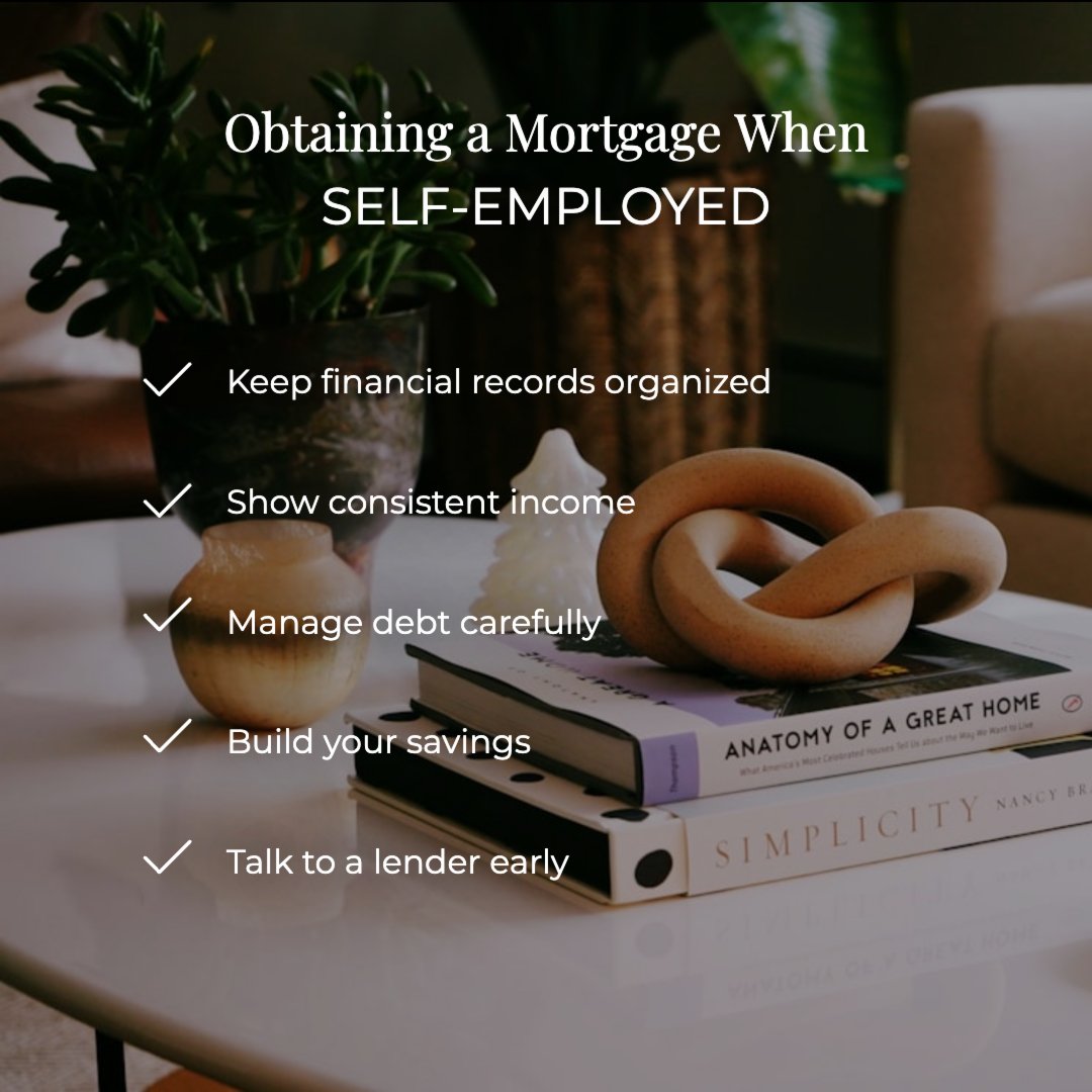 Patishomes's tweet photo. PSA to all those who are self-employed and want to buy a home! Here are the necessary steps to take before submitting an application to secure the best loan. Keeping debt low and improving your credit score tops the list. Reach out to get the process started. https://t.co/KMiZfdFsmb