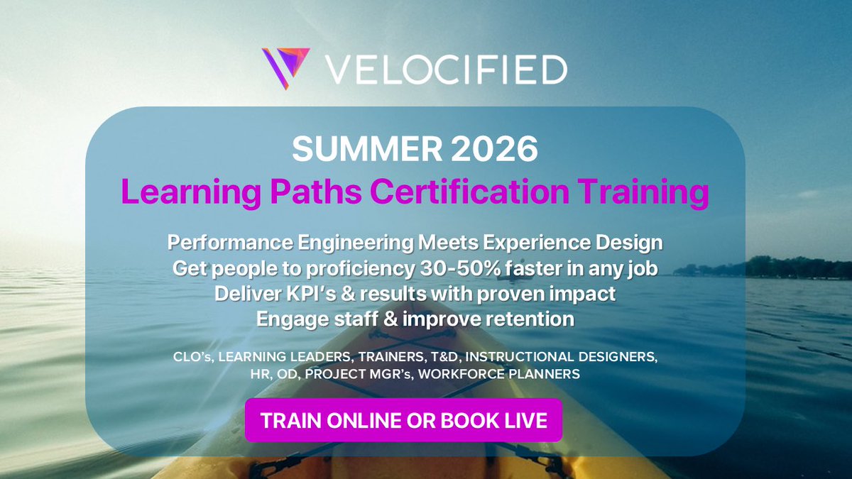 velocified's tweet photo. Want to uplevel your skills this summer? VELOCIFIED Certification Training is now available online or live. And it's even better with an AI component. Special group rates available. Reach out directly or on our web-site. https://t.co/xQmcWtcIxX