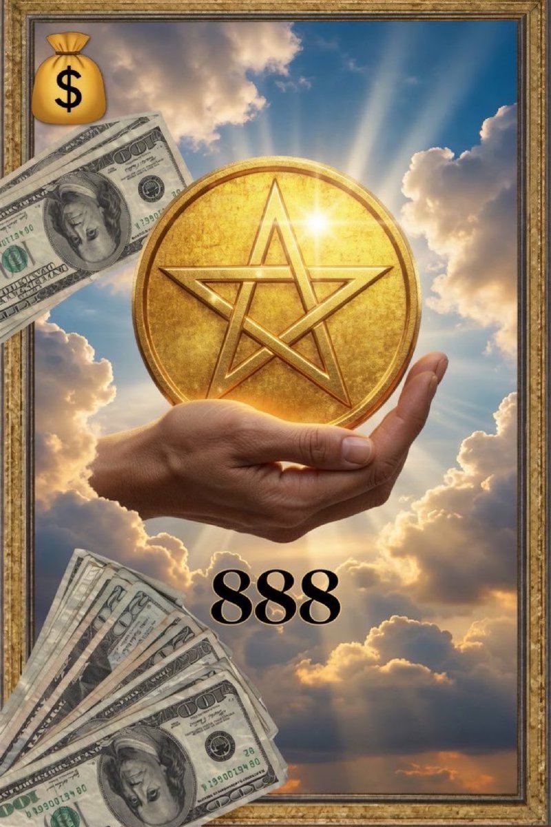 tarotdori's tweet photo. Bugünden itibaren asla para sıkıntısı çekmeyeceksin. Kabul ettim! 888 💵🎁 https://t.co/z4ijcNd7hb