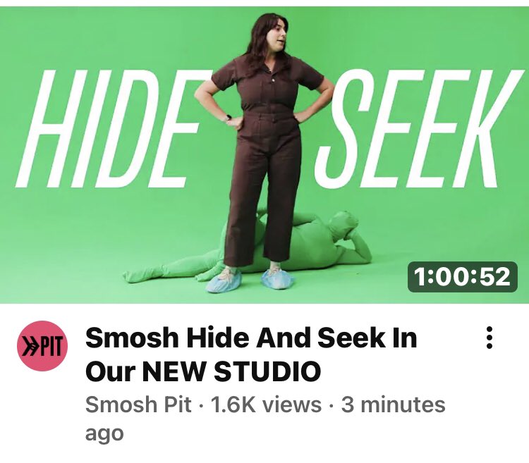 meatballnews93's tweet photo. It’s time to play hide & seek in the new Smoffice!
Angela Giarratana is featured in Smosh Pit’s new YouTube video!
#angelagiarratana #amandalehancanto #courtneymiller #shaynetopp #ianhecox #trevorevarts #crew #smosh #smoshpit #youtube #hideandseek
https://t.co/0QvcXbEAy5 https://t.co/mzGNdjXjhc