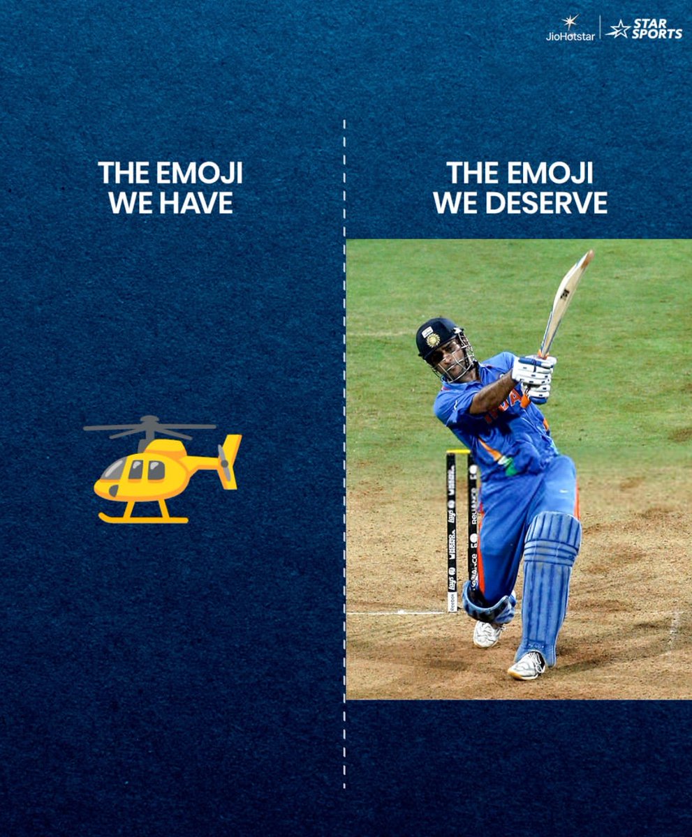 CricCrazyJohns's tweet photo. STAR SPORTS SPECIAL EDIT FOR MS DHONI 🐐 https://t.co/XK4cYucadD