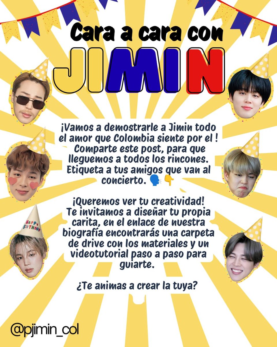 StreamJiminCol's tweet photo. Revisa todo el post para que conozcas mejor todo el proyecto, Gracias por amar a Jimin y hagamos de esta visita la más especial para él.

Todavía tenemos más sorpresas!

Agradecemos las ideas y apoyo incondicional de @Cutekoomn y @danini948 https://t.co/nJJVvcRGhq