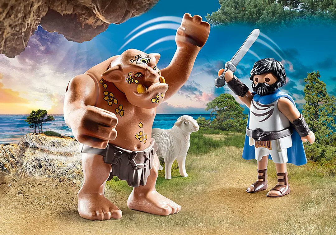 bibliotexan's tweet photo. It’s crazy to me that Playmobil isn’t capitalizing on The Odyssey fervor by releasing a new set, when they already did a theme on Greek mythology a few years ago. Just take the Argo and rename it! https://t.co/9WnUiMnP9h