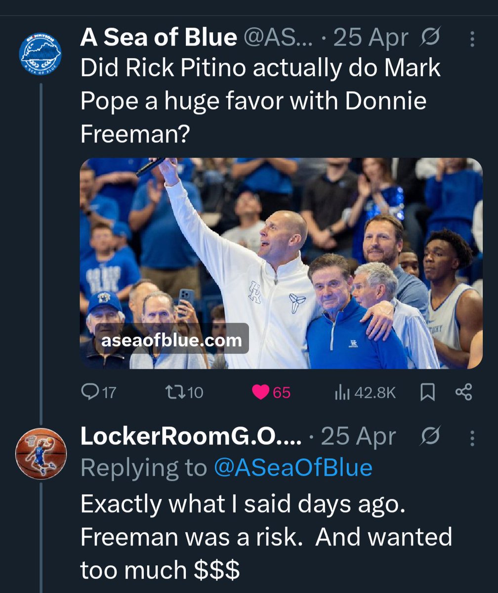 LockerRoomGOAT's tweet photo. @KSRonX Almost like someone (me) called it🤷🏻‍♂️ https://t.co/ywD6rQ3BSI