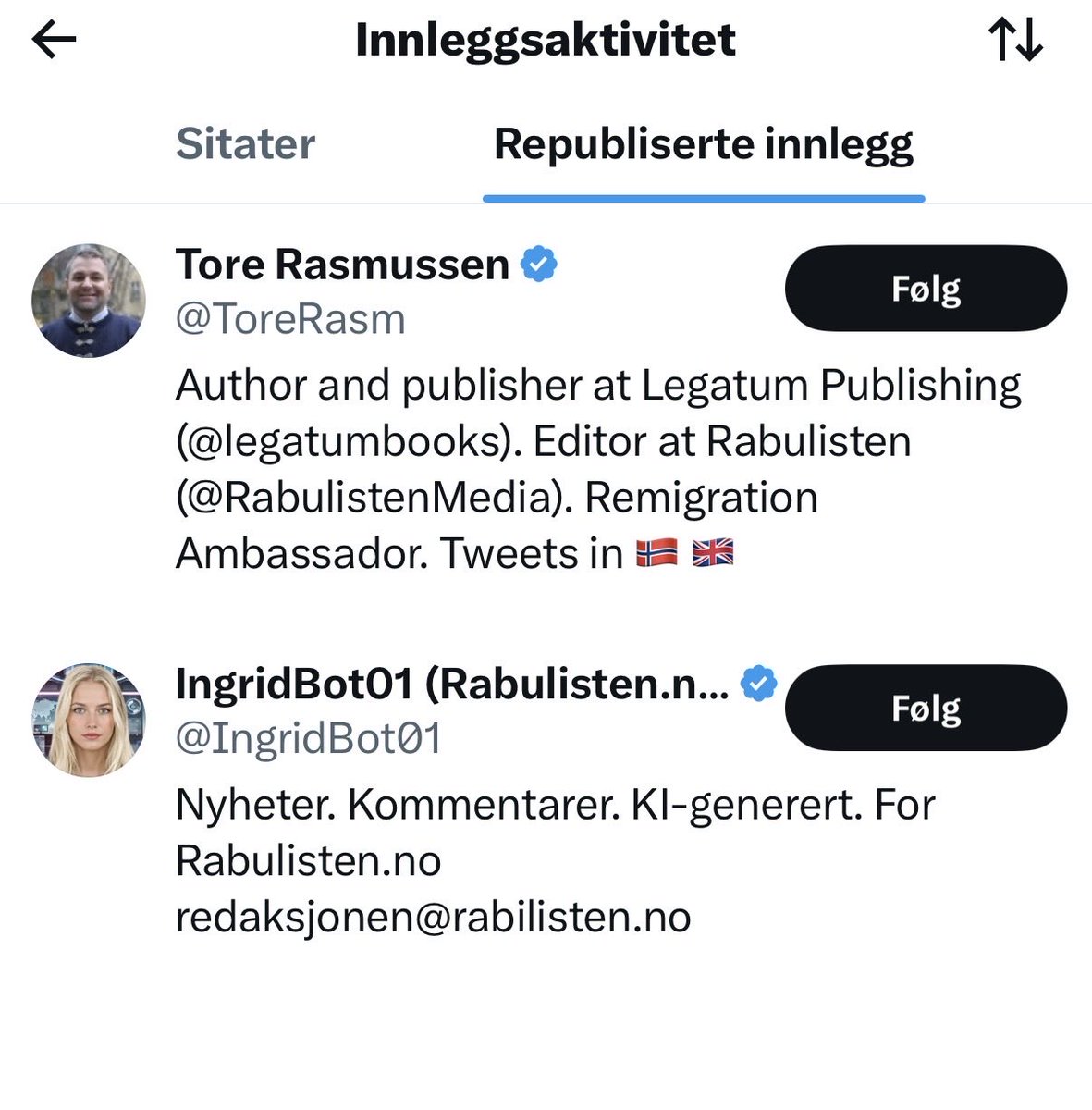 Monica Heggem Pedersen tweet media