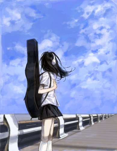 jaeeeJaeee16655's tweet photo. Sky nene and her guitar 🏙

I think this one came out alright i got lazy towards the end lol
---
#digitalart #artstudy #artmoots https://t.co/TyhL3WQB91