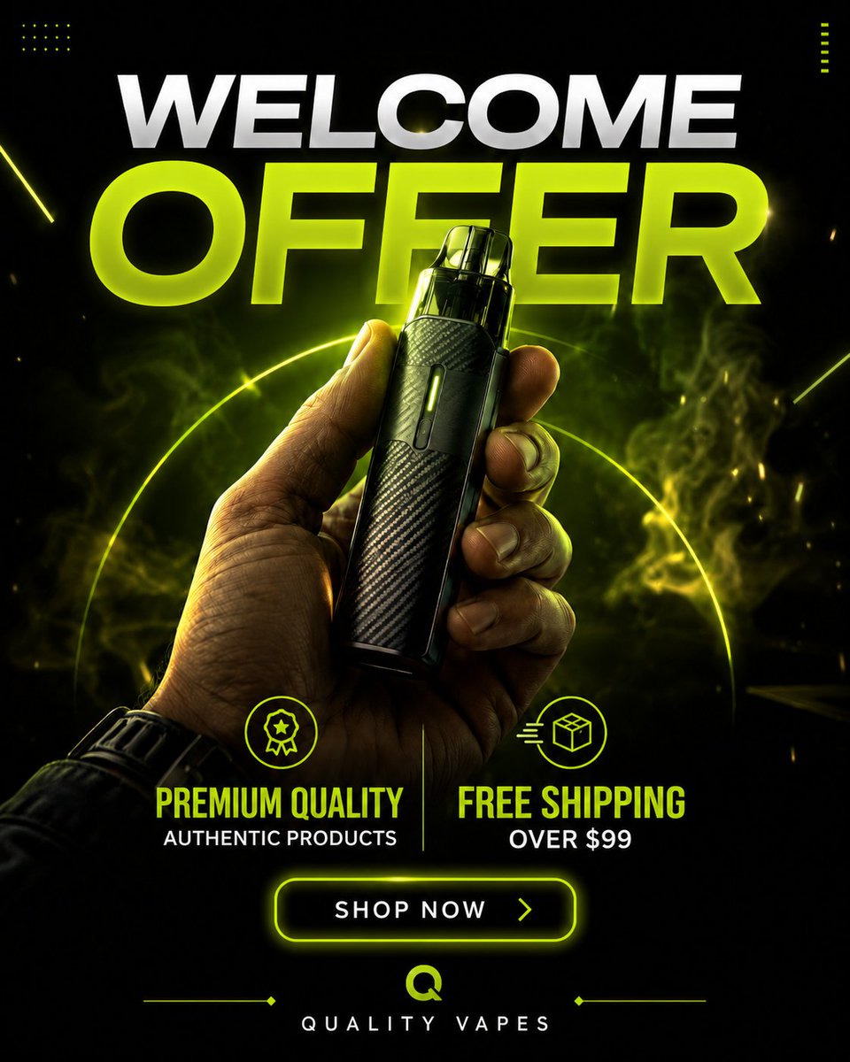 quality_vapes's tweet photo. Welcome to Quality Vapes.

Shop authentic vape products, disposable vapes, pod systems, e-liquids, coils, and accessories. Premium quality products with free shipping over $99.
Shop now:
https://t.co/yRywdMgRhr
#QualityVapes #OnlineVapeShopCanada #DisposableVapesCanada https://t.co/Dra3XKt1vs