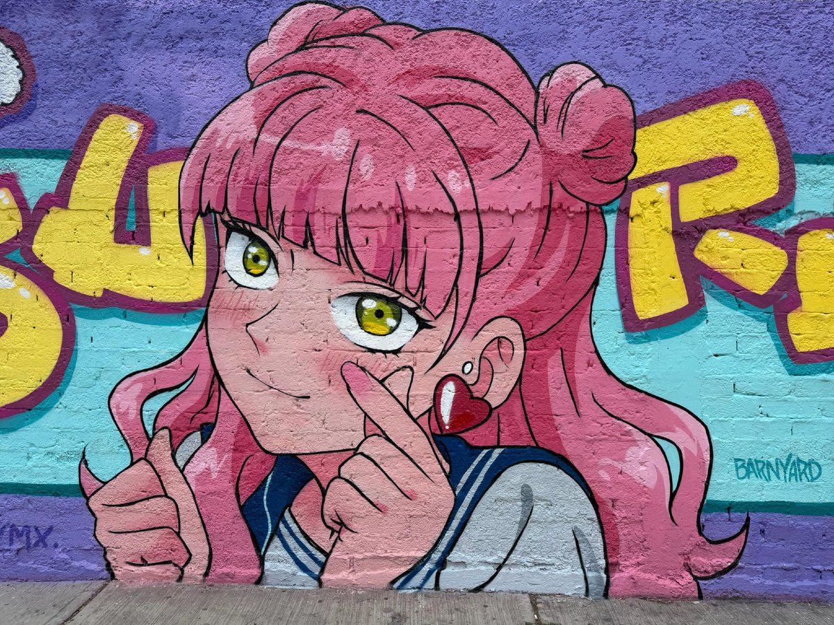 AnimetrendsRE's tweet photo. Beautiful art by Suzuki (You and I are Polar Opposites) in Mexico City.

The artist is @surymx https://t.co/IacufdS7hk