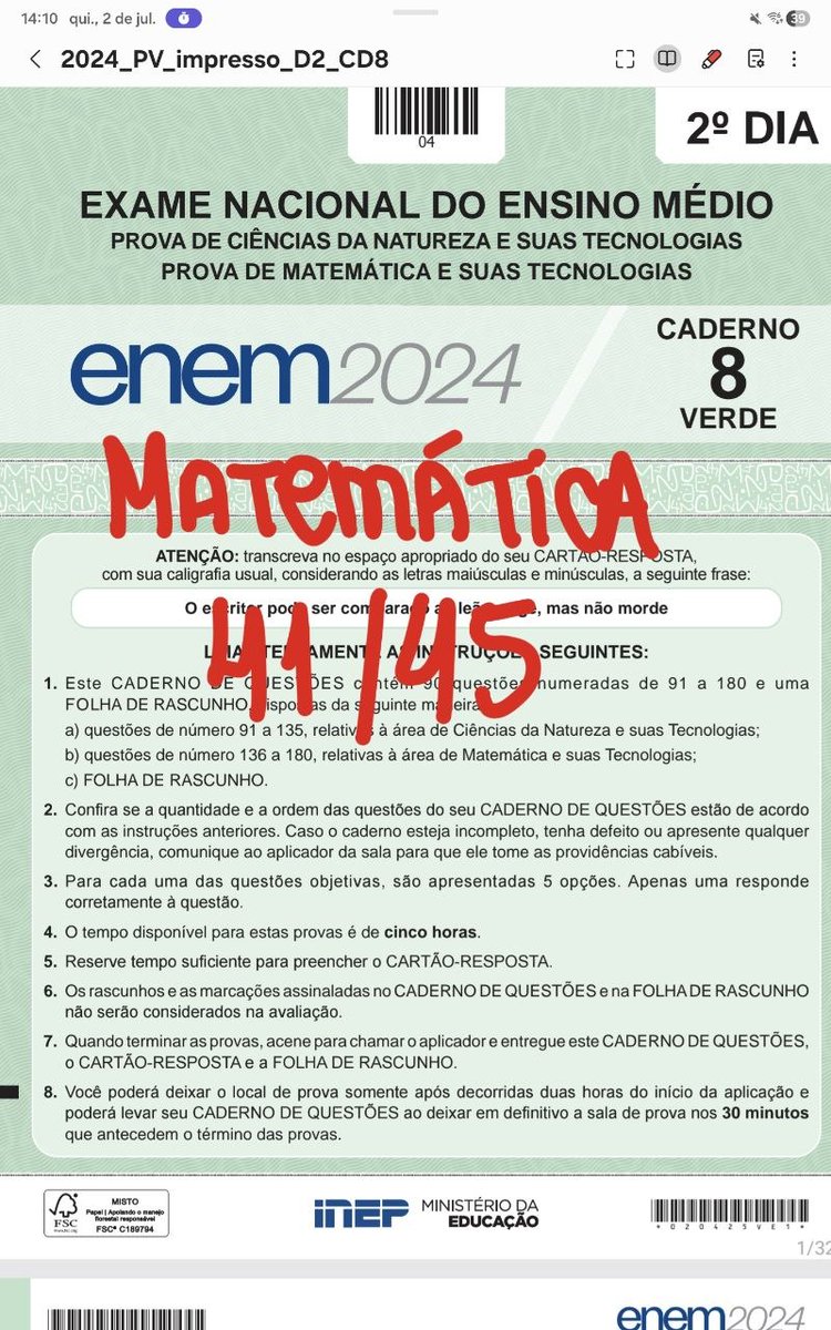 studyniina's tweet photo. MEU PRIMEIRO 40+ EM MATEMÁTICAAAAAAAAAAAAAAAAAAA 😭😭😭😭😭😭😭😭😭😭😭😭😭😭😭😭 https://t.co/ibsnJvHmlK